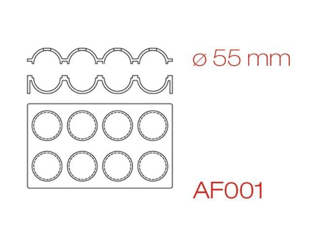 MOLDE SILICONA PAVODUO ESFERA AF001  87ML