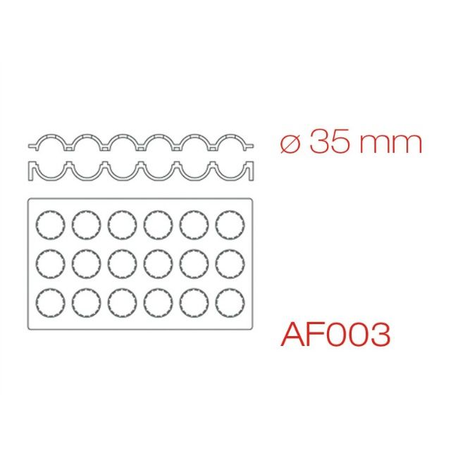 MOLDE SILICONA PAVODUO ESFERA AF003  22,5ML