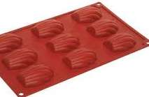 MOLDE SILICONA ROJO 175x300 FORMAFLEX FR021 MADELEINE 30ML