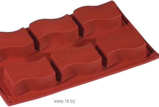 MOLDE SILICONA ROJO 175x300 FORMAFLEX FR036 ONDE 85ML