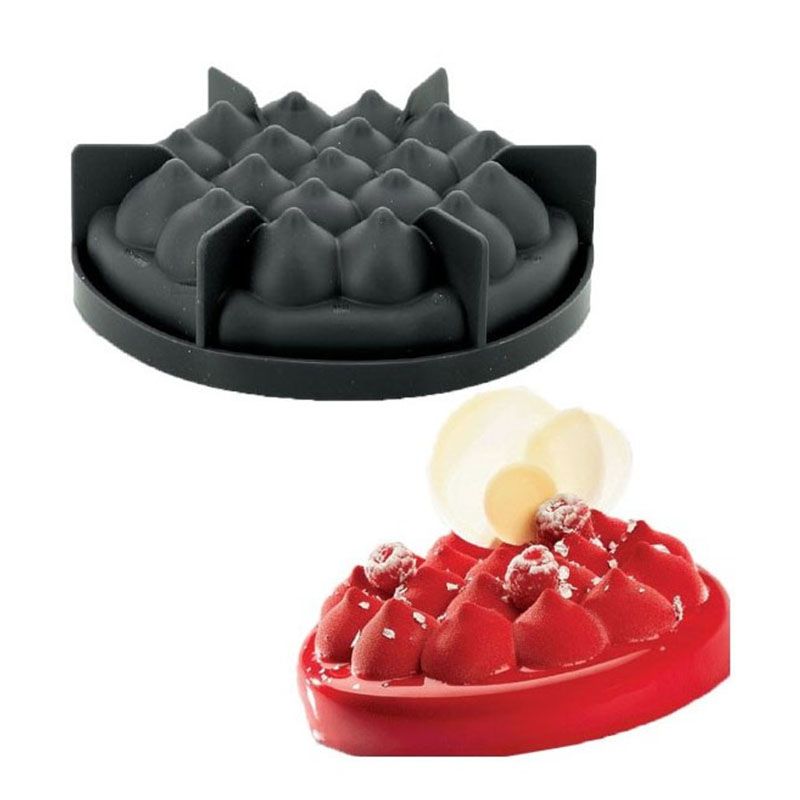 MOLDE SILICONA TORTA PAVOCAKE KE029 PUFFY