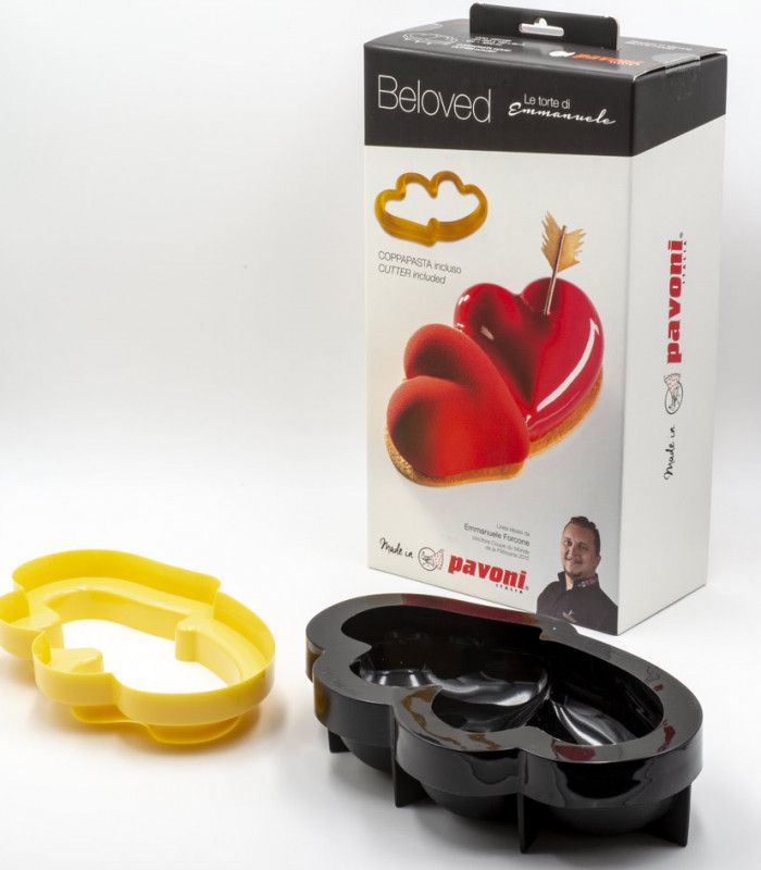 MOLDE SILICONA TORTA PAVOCAKE KE049 BELOVED