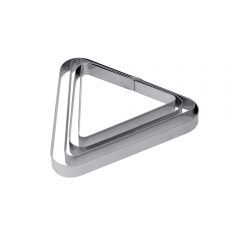 ARO INOX TRIANGULO LISO 15X13CM X24