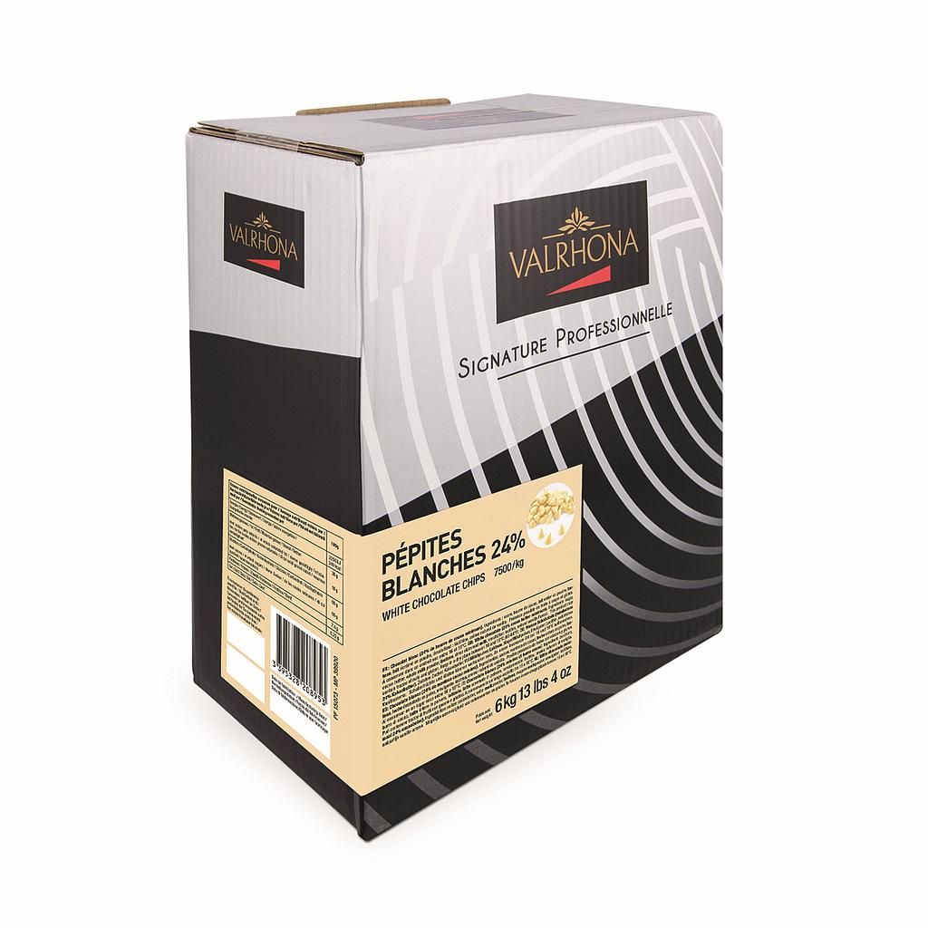 CHIPS CHOCOLATE BLANCO HORNEABLES CJ 6 KG