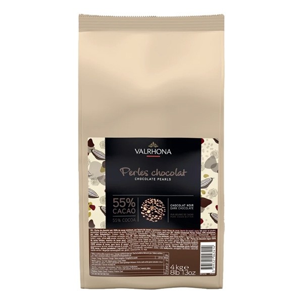 PERLAS CHOCOLATE NEGRO HORNEABLES 4Kg.