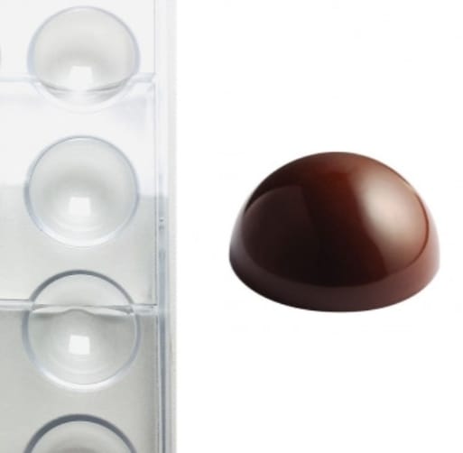 MOLDE SEMI ESFERA 4CM PC5019