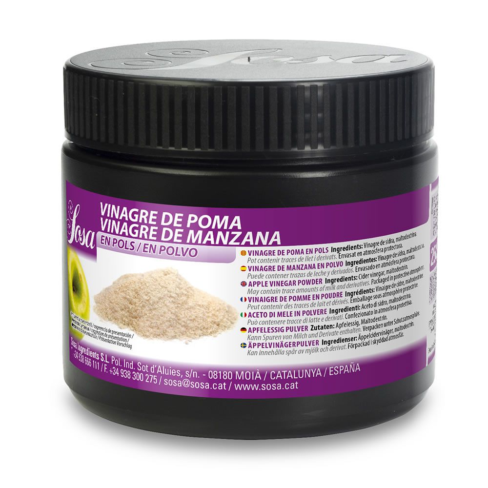 VINAGRE DE MANZANA POLVO SOSA 200GR.