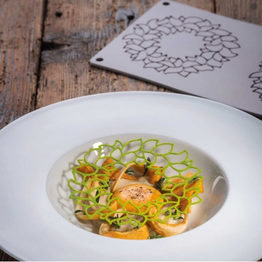 MOLDE GOURMAND SILICONA GG060 FOLIAGE FRAME