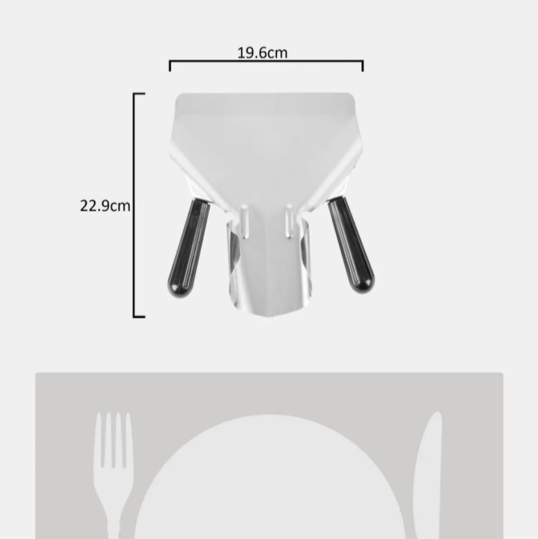 Pala para Papas Fritas Acero Inoxidable