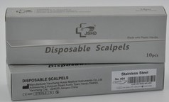 Caja Bisturí con Mango N°15 | Caja 10 Unidades