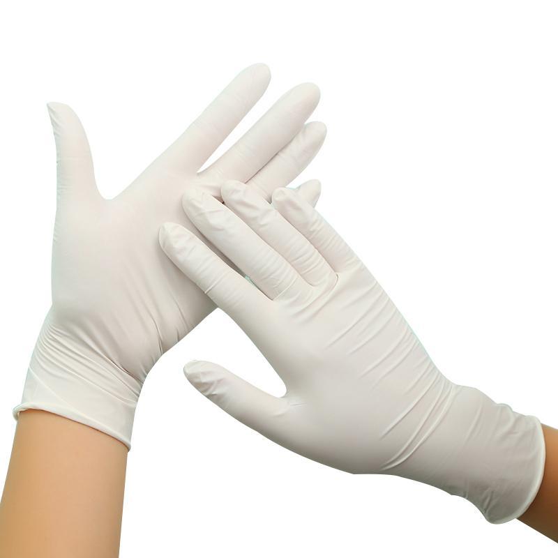 Caja de Guantes de Látex Talla L con Polvo | 100 Unidades