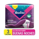 Nosotras Calzón Nocturno Desechable Talla L-XL | 3 Unidades
