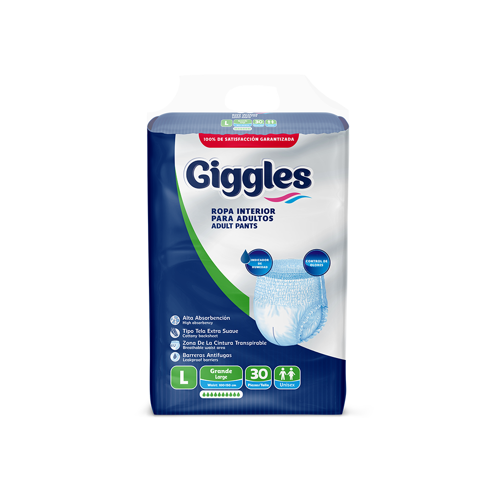 Giggles Pants Adulto Premium L | 30 Un