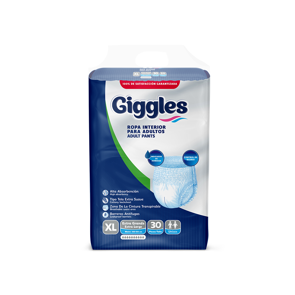 Giggles Pants Adulto Premium XL | 30 Un