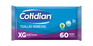 COTIDIAN TOALLA HUMEDA 60UN