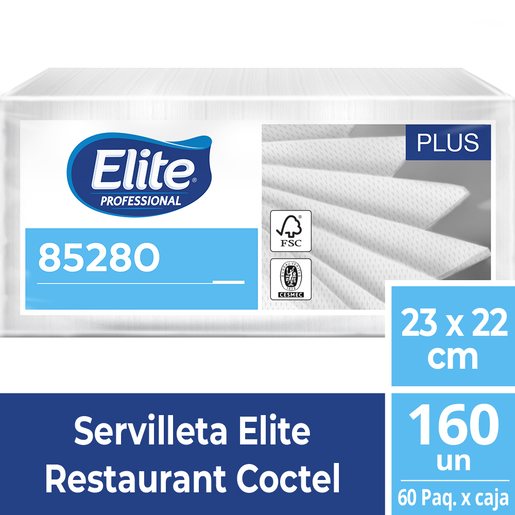 Elite Servilleta Restaurant Coctel x 160