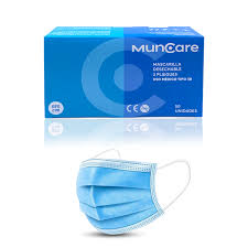 Muncare Mascarilla Desechable Uso Médico| 5 Unidades