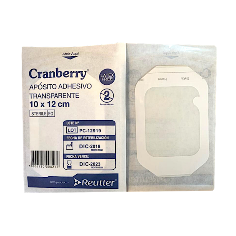 Cranberry Apósito Adhesivo Transparente 10 x 12 cm | Unidad