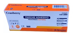 [AAPARCHR] Cranberry Parche Curita Redondo para Vacunas | Caja 100 unidades