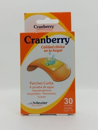 [AAPARCHE] Cranberry Parche Curitas Resistente al Agua | Caja 30 unidades
