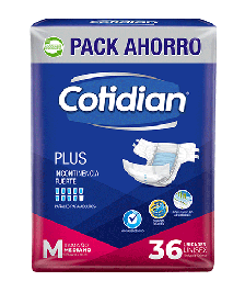 [77505] Cotidian Plus Pañal Adulto M | 36 Un
