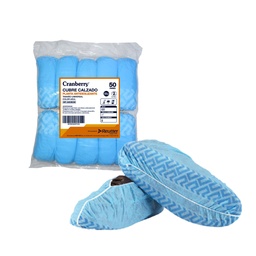 [AACUBZAB] Cranberry Cubrezapato de Tela Gruesa Azul | 100 unidades