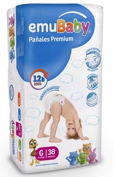 EMUBABY PAÑALES PREMIUM G 38 UN