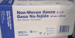 [25-444A] GHC Gasa No Estéril No Tejida | 10x10 cm - 200 un