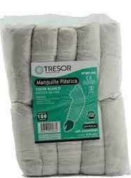 [AAMANGUN] Tresor Manguilla Plástica Blanca | 100 un