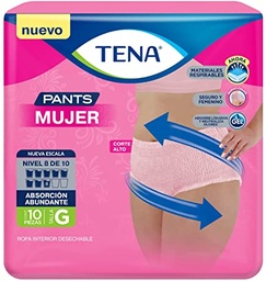 [IN76089] Tena Pants Mujer Talla G | 10 Unidades
