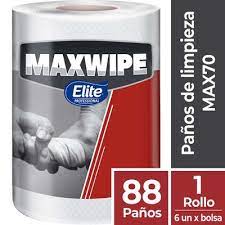 [40959] Elite Paño Maxwipe Rollo | 88 un