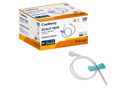[AASCALP4] CRANBERRY SCALP VEIN 21G x 3/4 UNIDAD