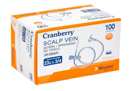 [AASCALP3] Cranberry Scalp Vein 23G x 3/4 | Unidad