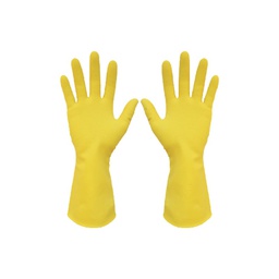 Guantes Domésticos de Látex Amarillo Talla S