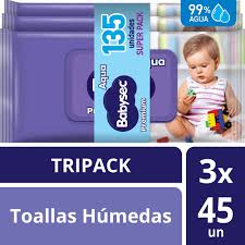 [TH027] Babysec Toallitas Húmedas  | 45x3 Pack