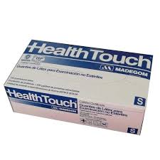 [GEE1060] HealthTouch Guante de Nitrilo Celeste Talla S | 100 un