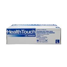 [GEE1062] HealthTouch Guante de Nitrilo Celeste Talla L |100 un